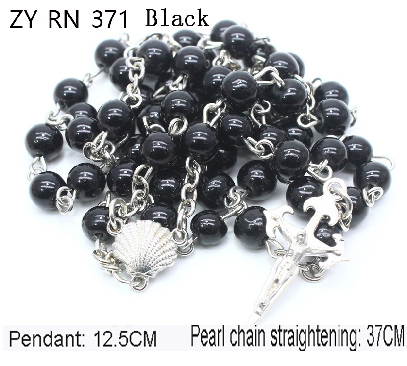Crucifix Prayer Beads Necklace