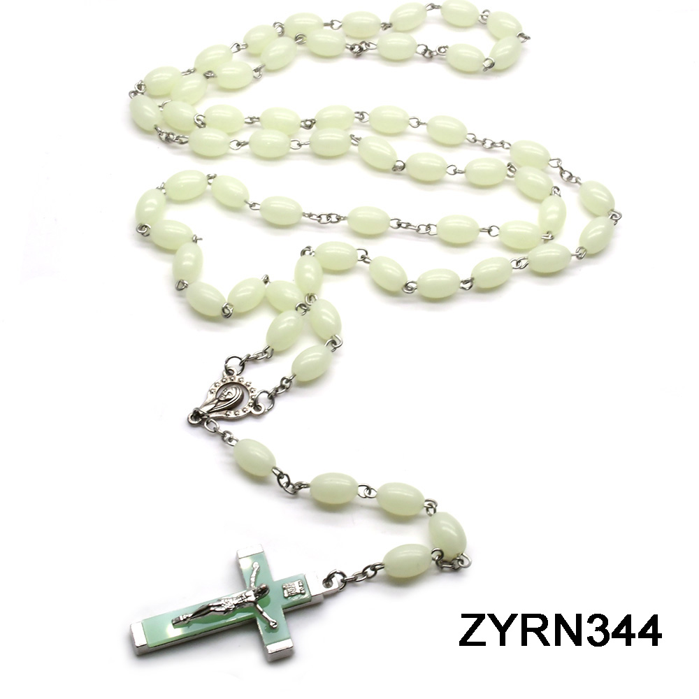9*11mm Luminous Rosary Necklace