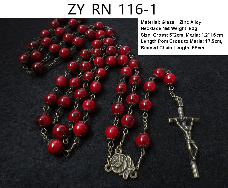 cross jewelry rosary necklace
