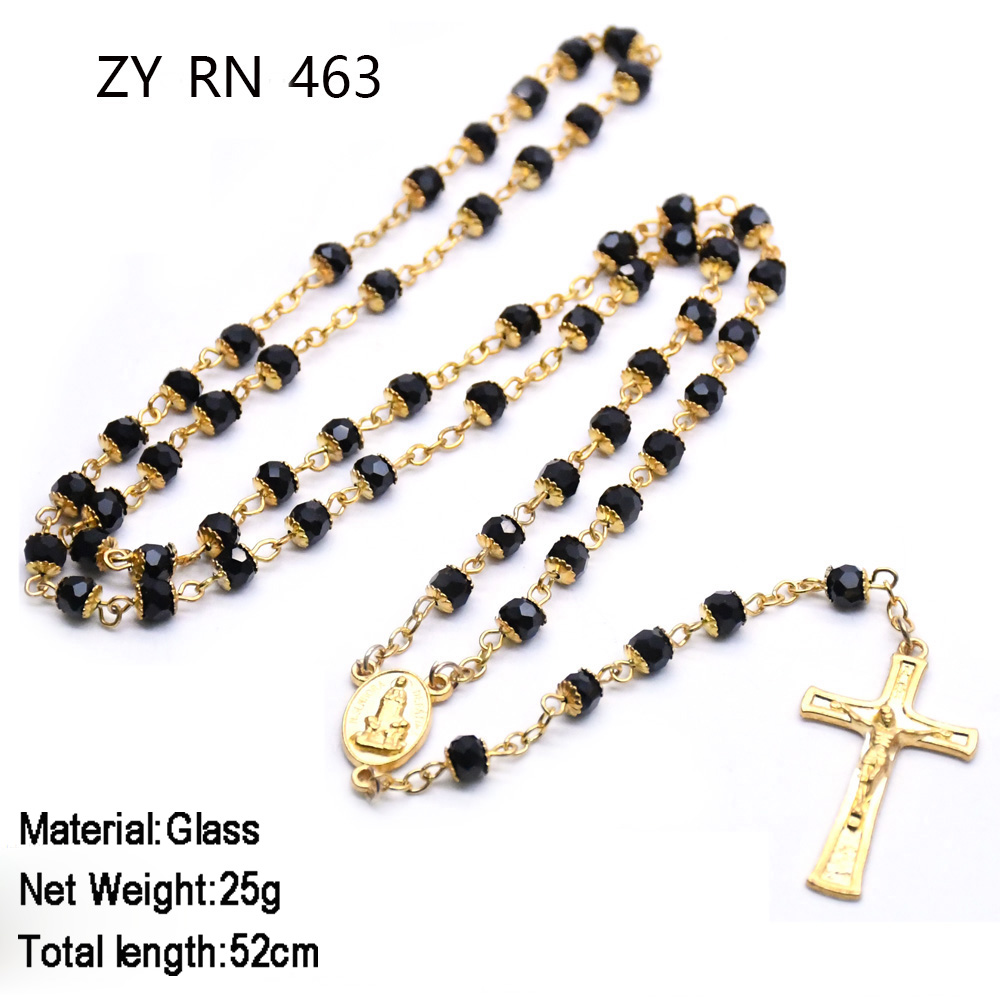 golden prayer beads necklace