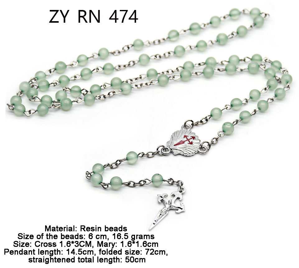 cross prayer beads necklace